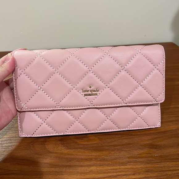 Brand new Kate Spade baby pink EMERSON PLACE BRENNAN/ crossbody bag - Picture 5 of 8